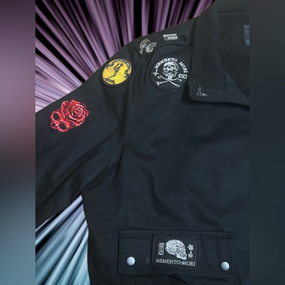 Depeche Mode Memento Morí Tour Custom Black Military Jacket - Like New 3XL - Picture 12 of 12